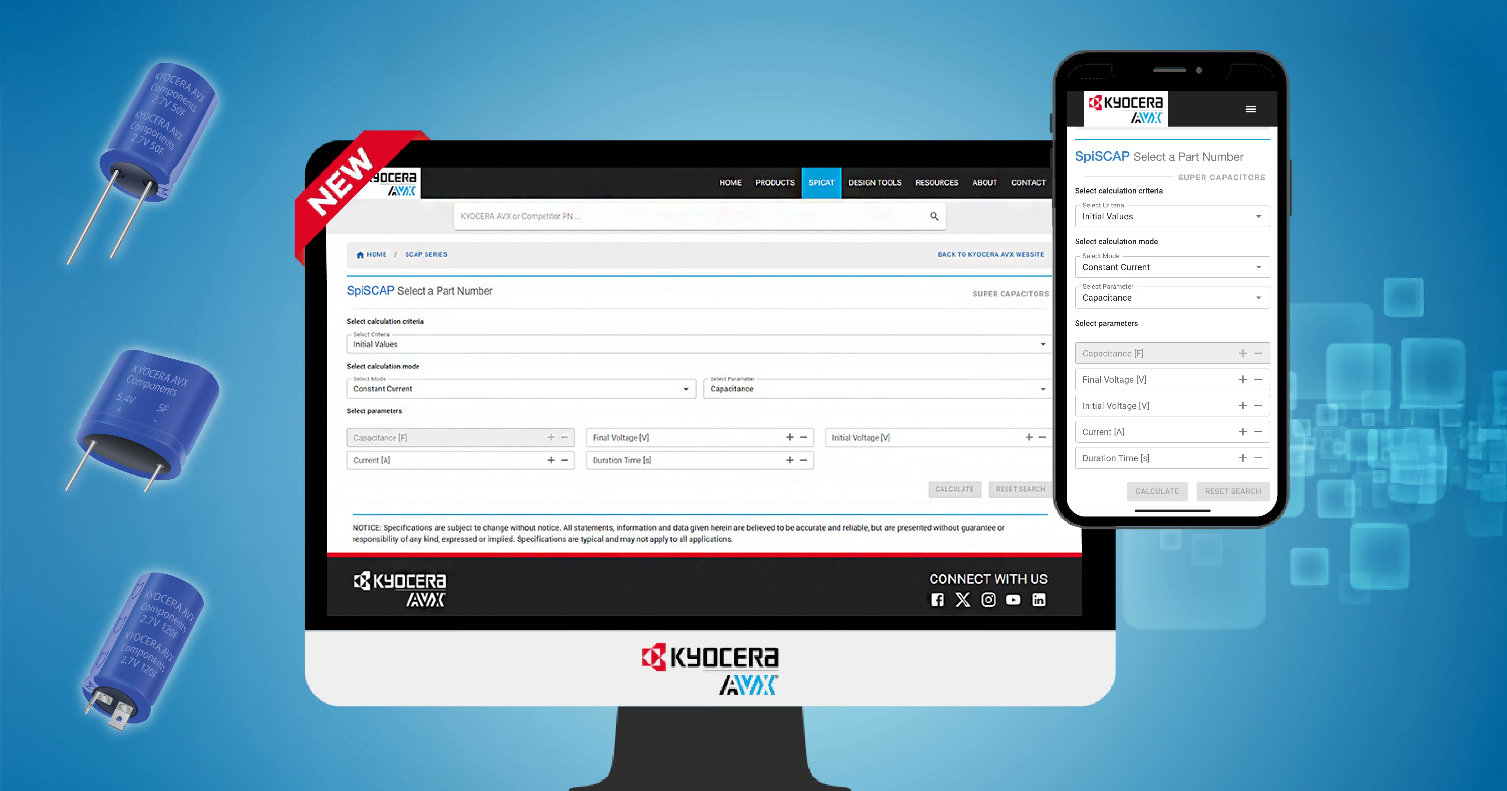KYOCERA AVX Releases new Supercapacitor Simulation Software